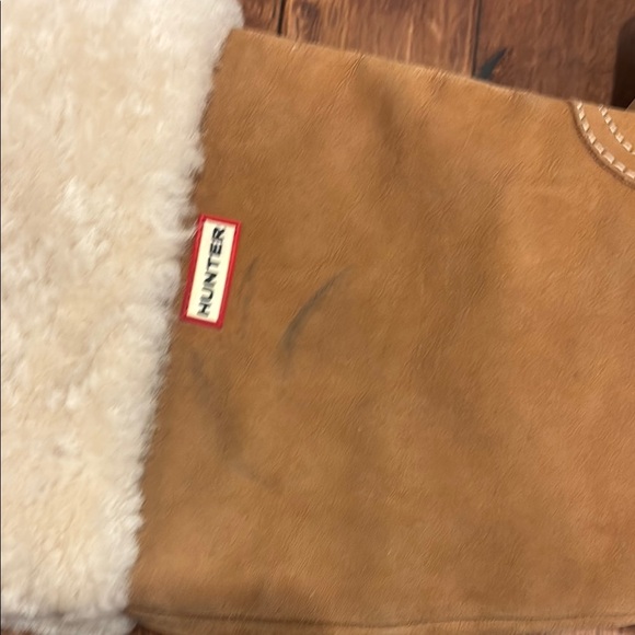 Hunter Tan and Cream Boots sz 8 - Picture 5 of 14